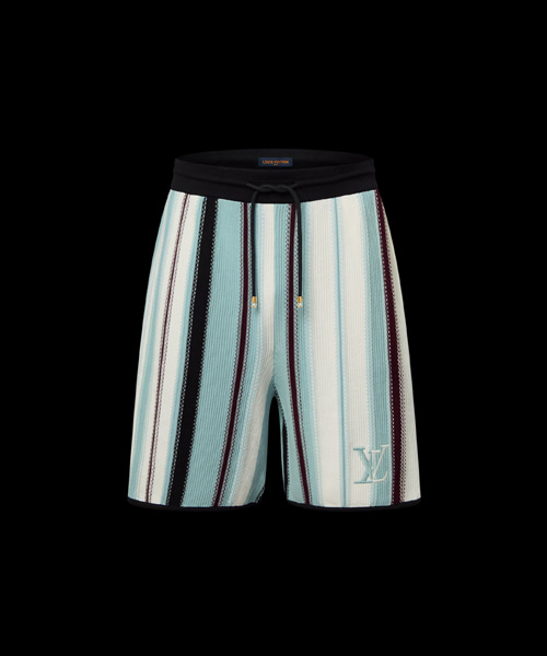 스트라이프 크로셰 쇼츠