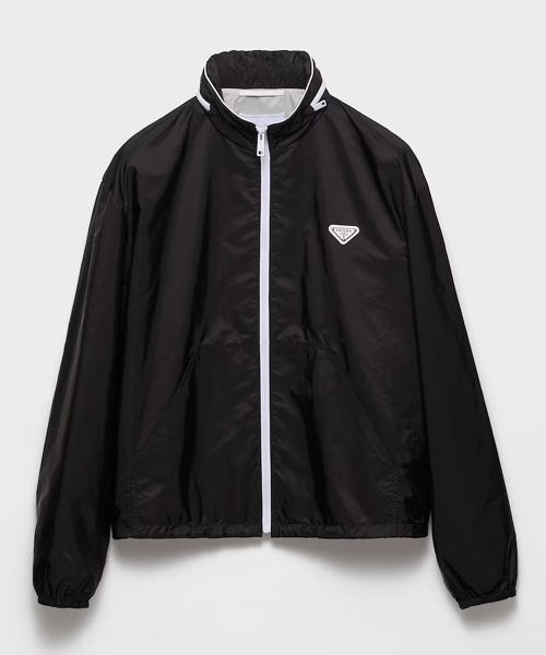 삼각 로고 패치 리나일론 자켓