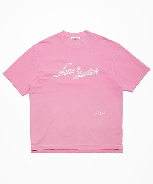 3D 자수 로고 릴랙스핏 티셔츠