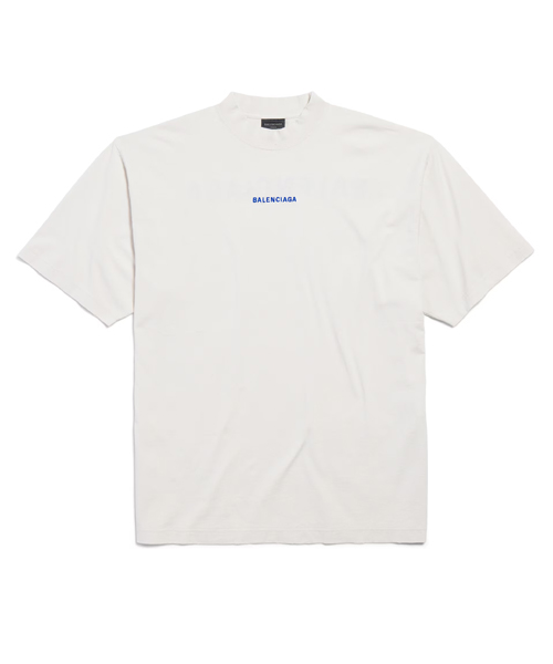 발렌시아가 백 미디엄 핏 티셔츠