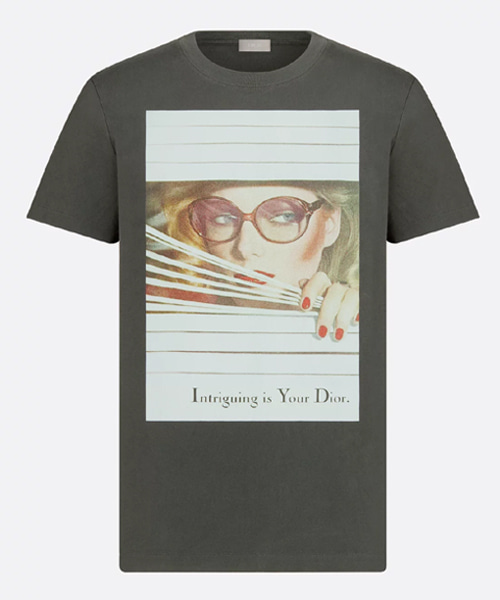 디올 헤리티지 프린트 티셔츠