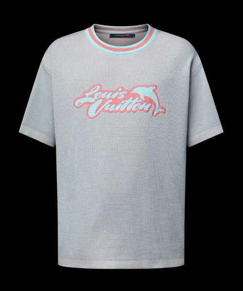 그래픽 숏 슬리브 크루넥