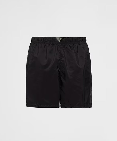 삼각 로고 패치 리나일론 스윔 쇼츠