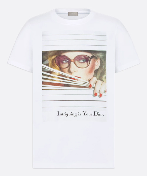디올 헤리티지 프린트 티셔츠