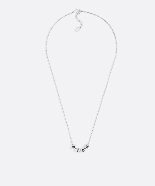 디올 큐브 펜던트 목걸이