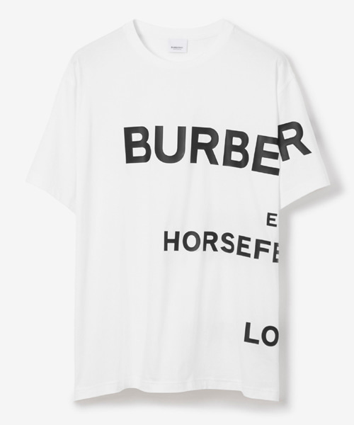 호스페리 프린트 코튼 오버사이즈 티셔츠