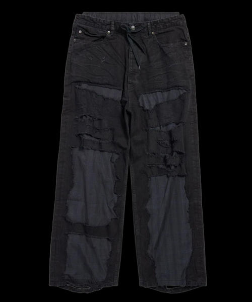 패치워크 파자마 팬츠