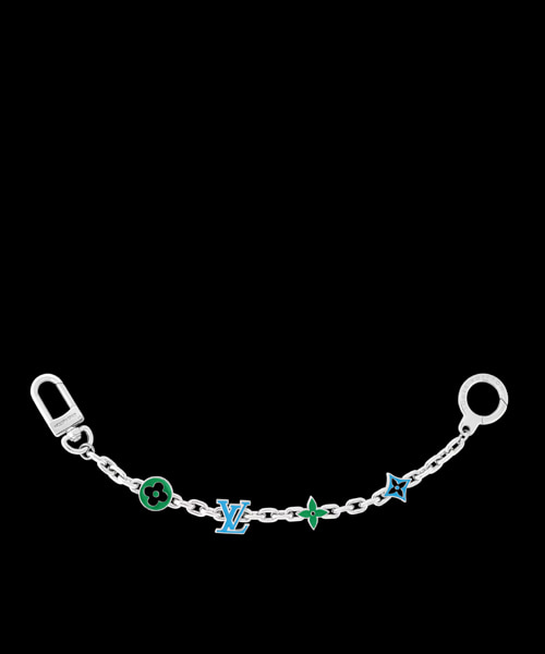 모노그램 플라워 체인 벨트