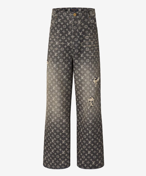 배기 데님 팬츠