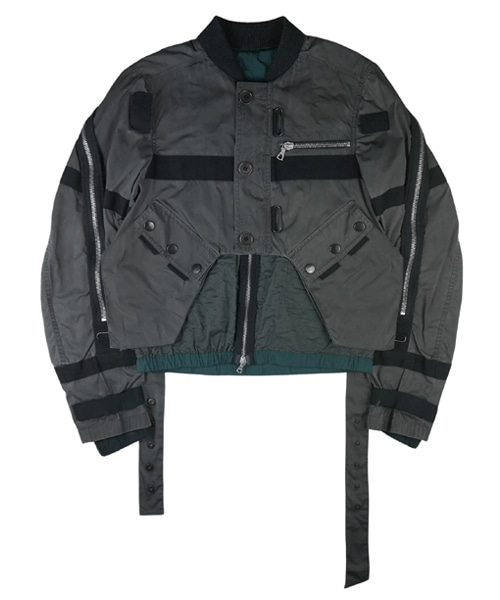 AW14 백 집업 봄버 자켓