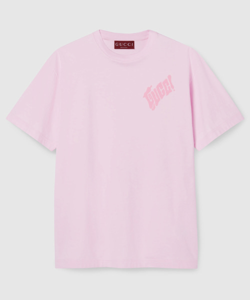 로고 코튼 저지 티셔츠