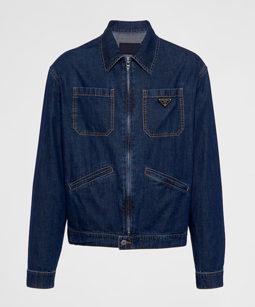 라이트 데님 집업 자켓