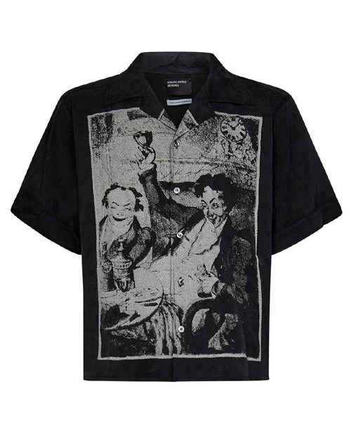 그래픽 프린트 라이오셀 셔츠