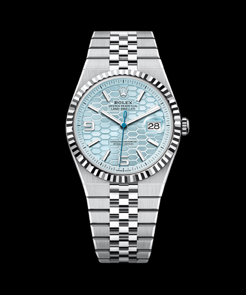 랜드 드웰러 화이트 골드 콤비 아이스 블루 40