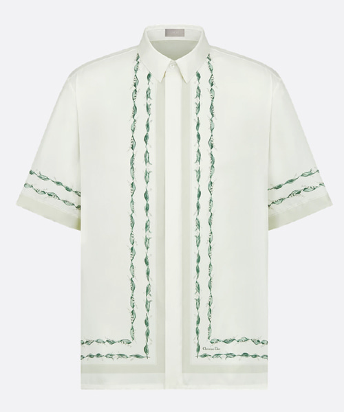 디올 쿠튀르 은방울꽃 숏 슬리브 셔츠