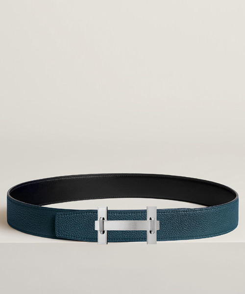 H 점핑 벨트 버클 & 리버서블 가죽 스트랩 38mm