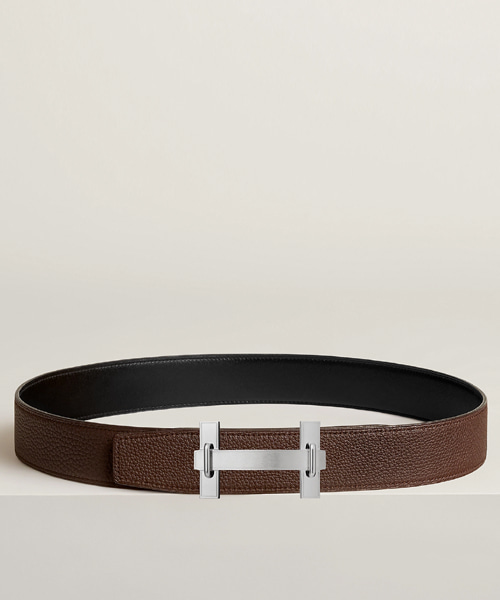 H 점핑 벨트 버클 & 리버서블 가죽 스트랩 38mm