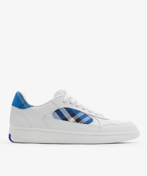 레더 체크 테라스 스니커즈