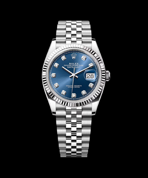 데이트저스트 다이아몬드 블루 36