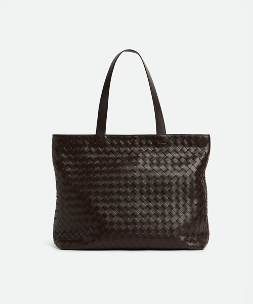 라지 인트레치아토 지퍼 토트 백