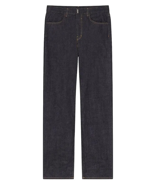 4G 메탈 데님 스트레이트 진