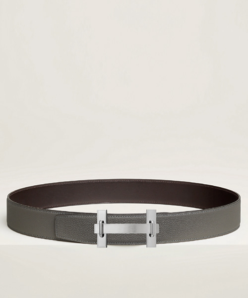 H 점핑 벨트 버클 & 리버서블 가죽 스트랩 38mm