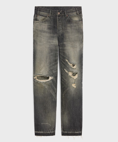 블랙 디스트로이드 데님 웨슬리 진