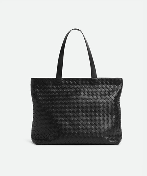 라지 인트레치아토 지퍼 토트 백