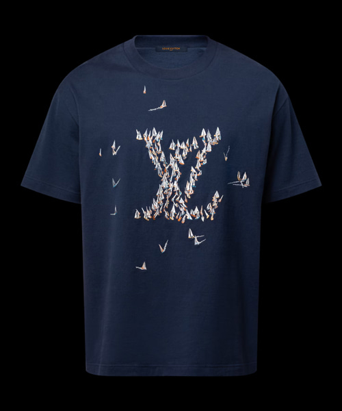 엠브로이더드 코튼 티셔츠