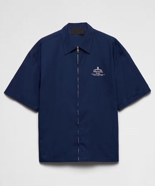 테크니컬 코튼 숏 슬리브 셔츠