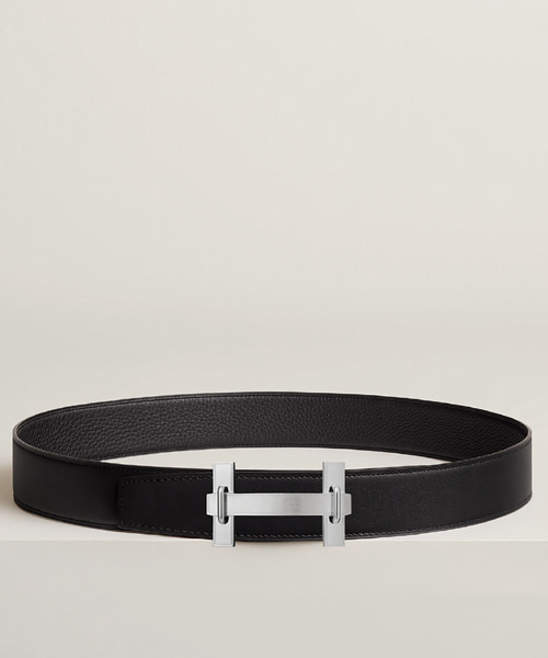 H 점핑 벨트 버클 & 리버서블 가죽 스트랩 38mm