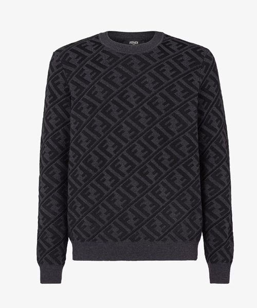 FF 자카드 울 스웨터