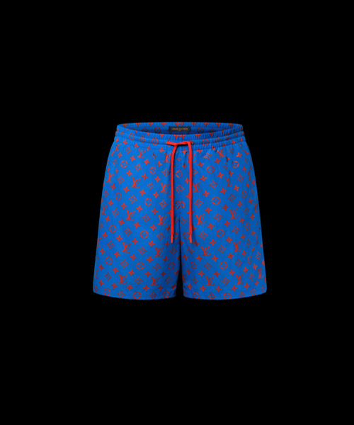 모노그램 패턴 스윔 쇼츠