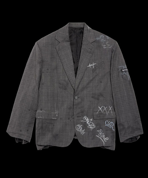 그래피티 스케이터 테일러드 자켓