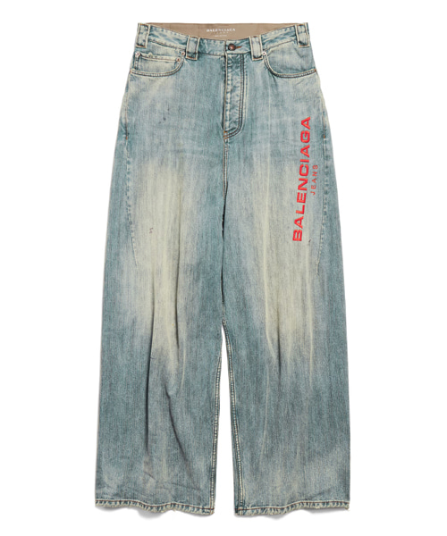 배기 팬츠 스테인드