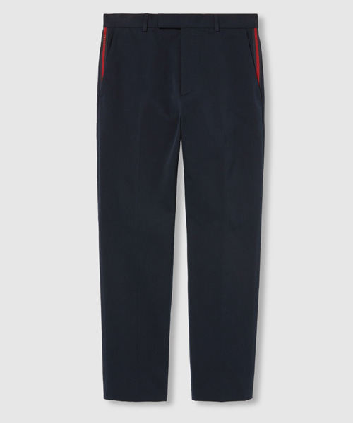 GG 개버딘 코튼 팬츠