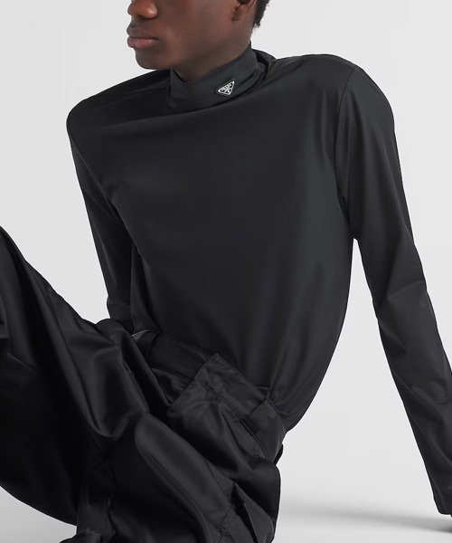 스트레치 코튼 터틀넥