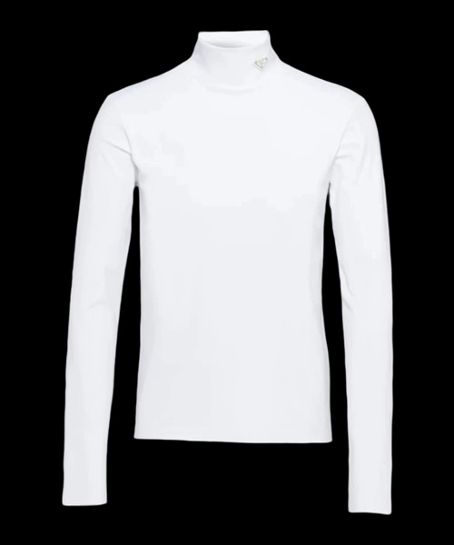 스트레치 코튼 터틀넥