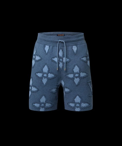 텍스처드 코튼 니트 쇼츠