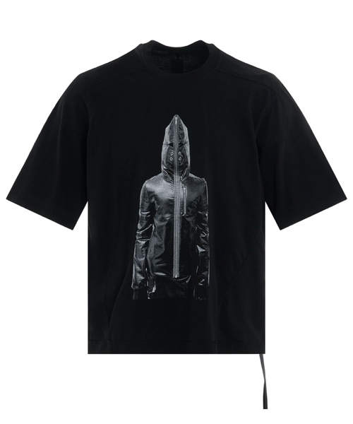 그래픽 프린트 숏 슬리브 코튼 티셔츠