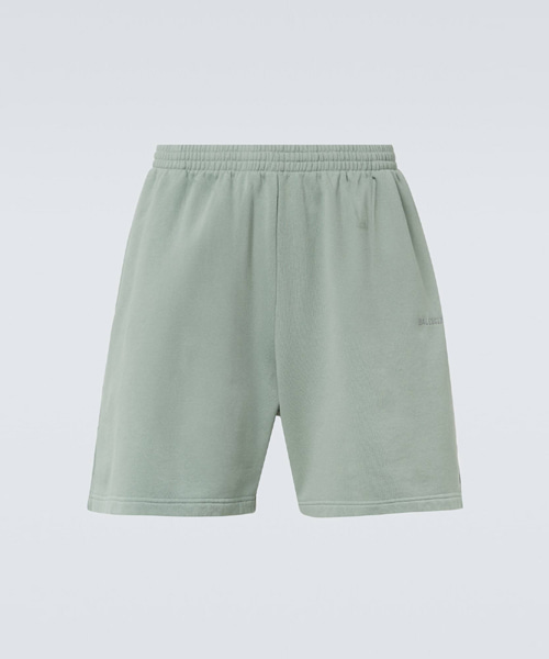 로고 코튼 저지 쇼츠