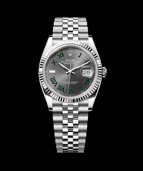 데이트저스트 슬레이트 로만 36