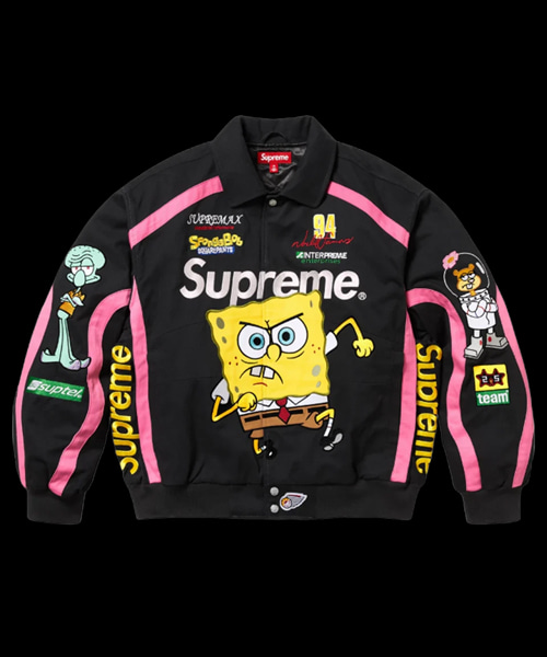 x SPONGEBOB제프 해밀턴 레이싱 자켓