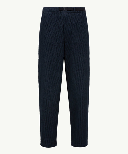 시어서커 벨티드 트라우저