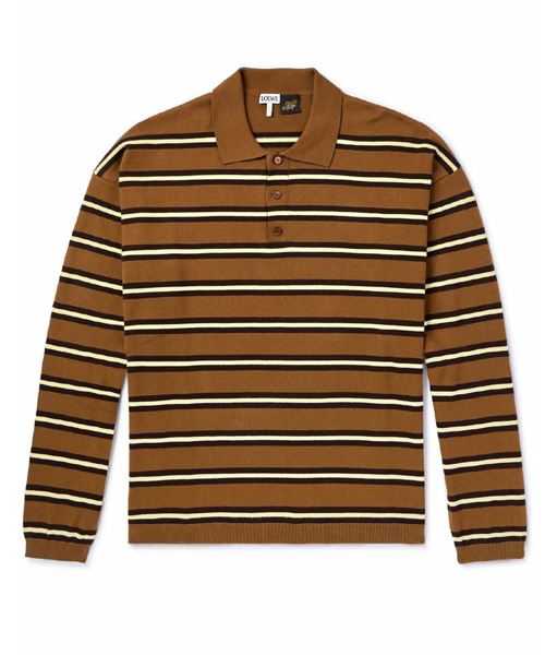 이비자 스트라이프 코튼 폴로 셔츠