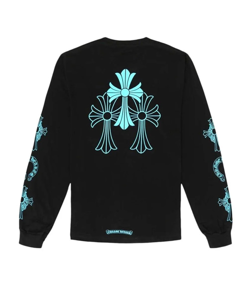 트리플 크로스 로고 L/S 티셔츠