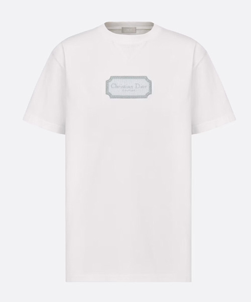 디올 쿠튀르 코튼 저지 티셔츠