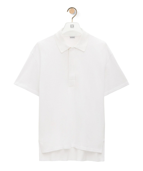 로고 자수 코튼 폴로 셔츠