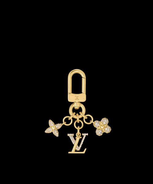 마이크로 참 LV 아이코닉 키 홀더