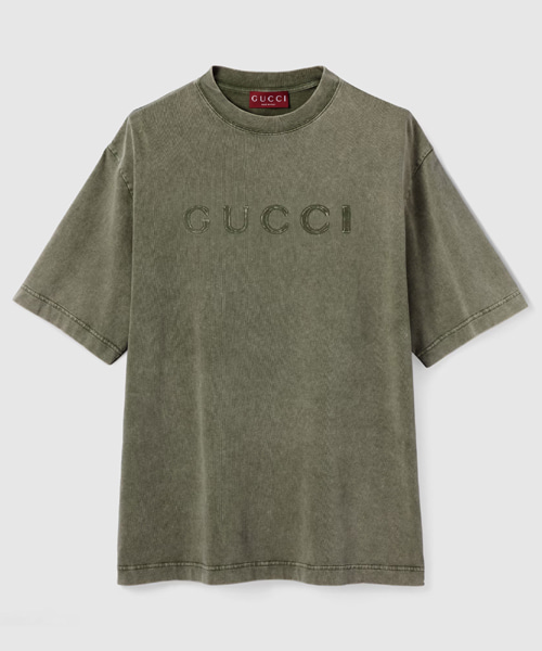 프린트 코튼 저지 티셔츠